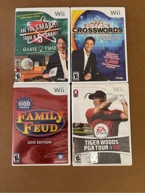 4 Wii Games Preowned